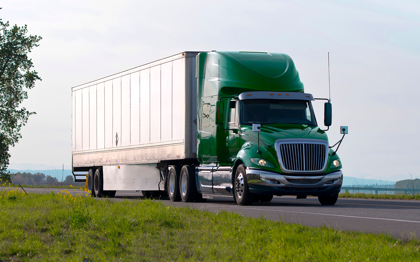 Photo of a long haul truck
