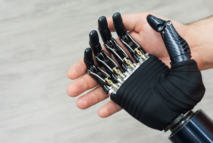 Photo of a robotic hand