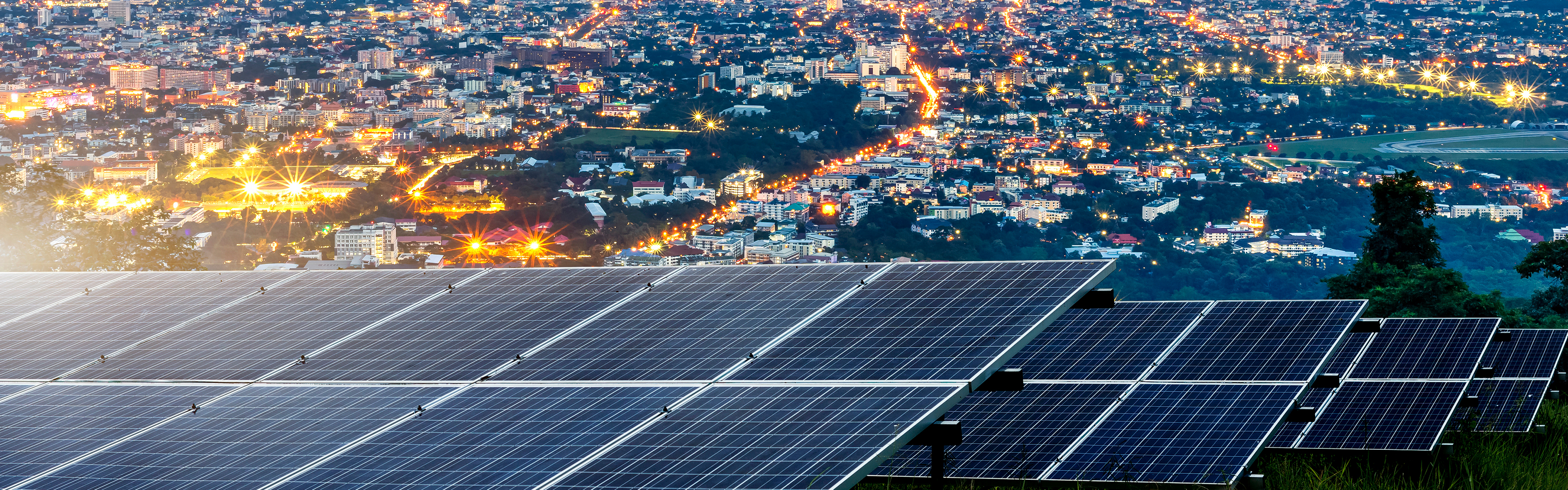 Energy Service area photo. Solar Panels